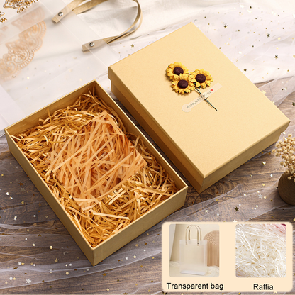 PURPURKITTY Gift Box - Kraft Paper Packaging for Holidays & Special Occasions