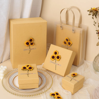 PURPURKITTY Gift Box - Kraft Paper Packaging for Holidays & Special Occasions