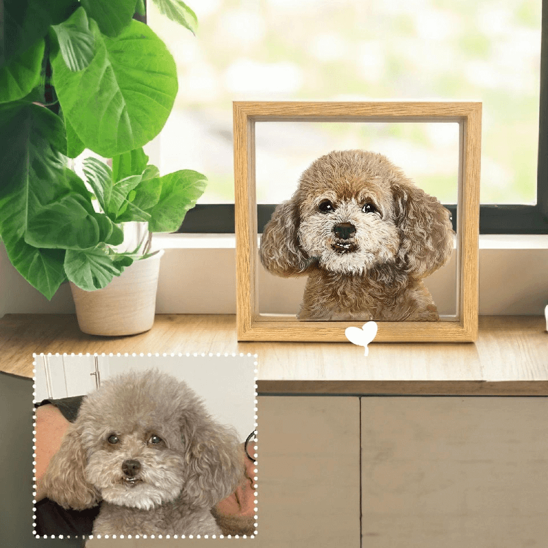 💝 Hot Sale - Custom 3D Pet Portrait: A Lifelike Masterpiece