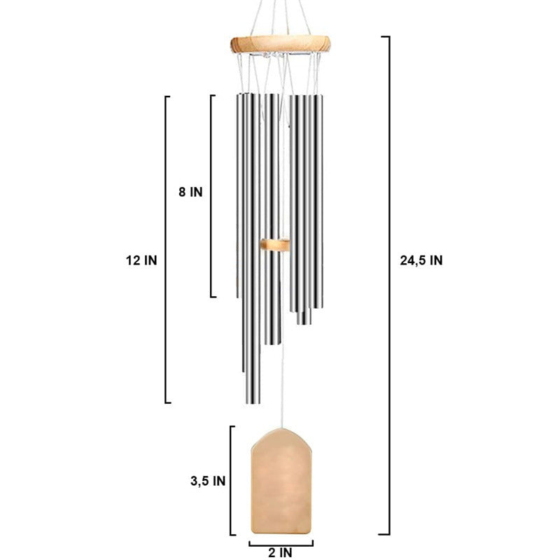 Personalized Pet Memorial Wind Chime - Custom Metal Wind Chime for Dogs & Cats